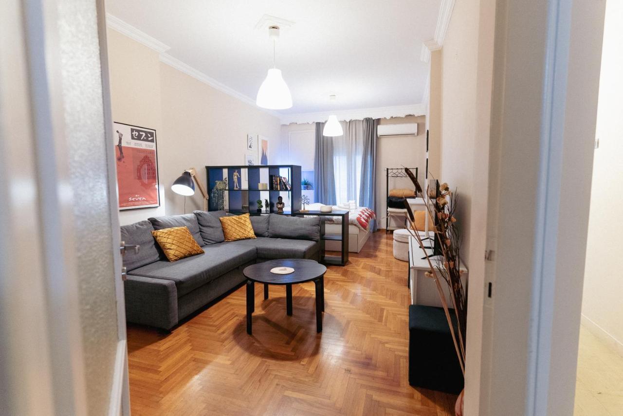 Charming 85Sqm Apartment With Panoramic City-Views Salonicco Esterno foto