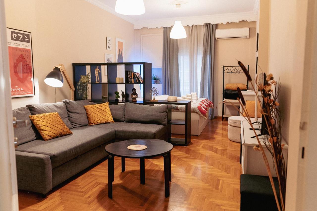Charming 85Sqm Apartment With Panoramic City-Views Salonicco Esterno foto